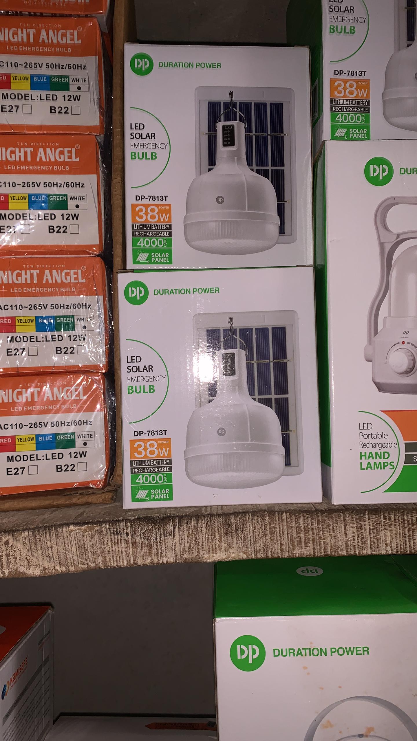 38W Solar Rechargeable bulb