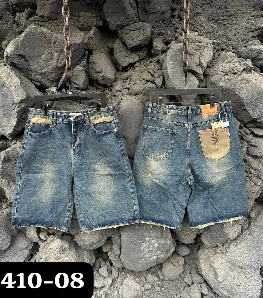Men jeans short