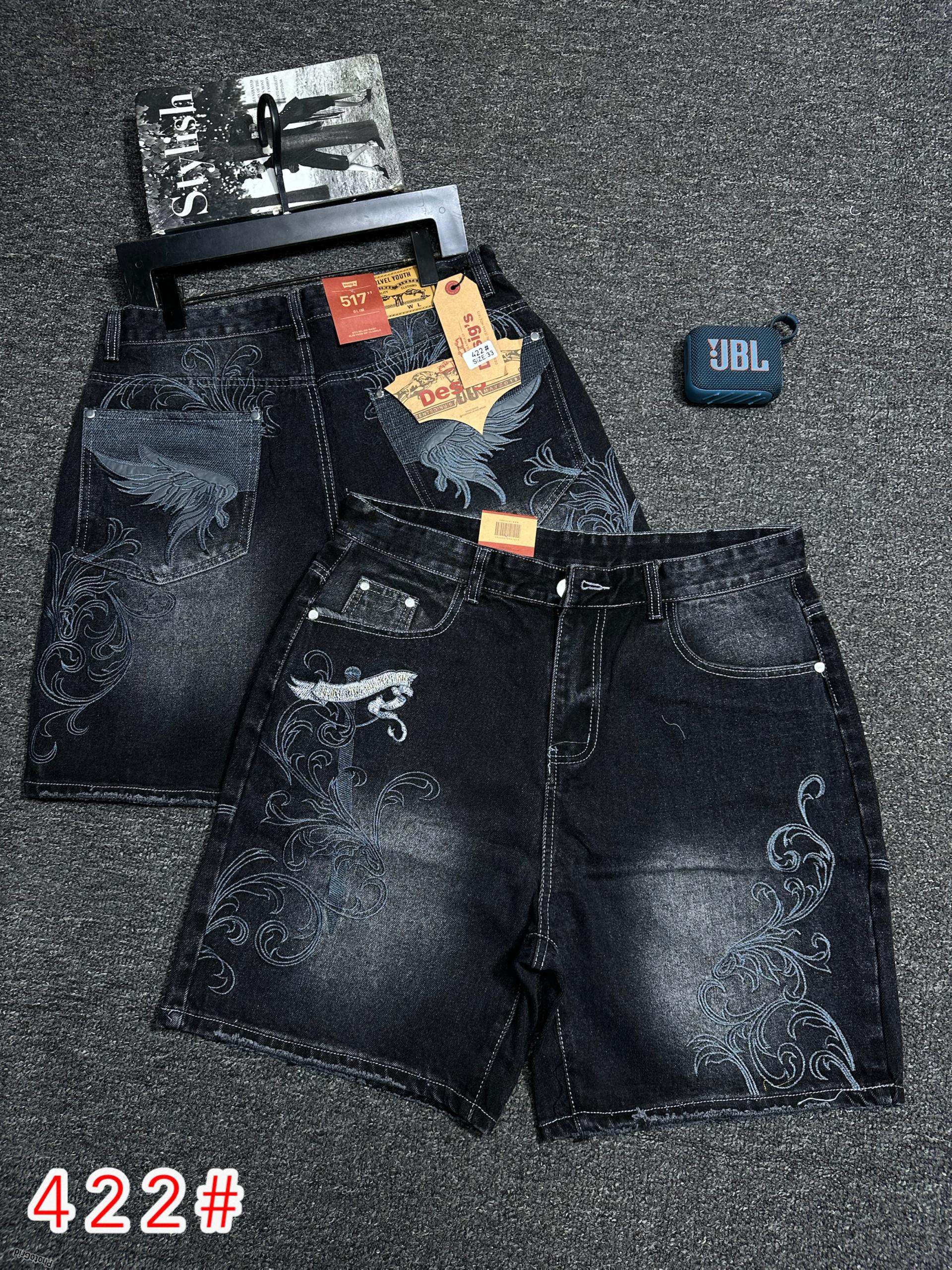 Men jeans short