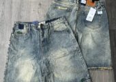 Men jeans short
