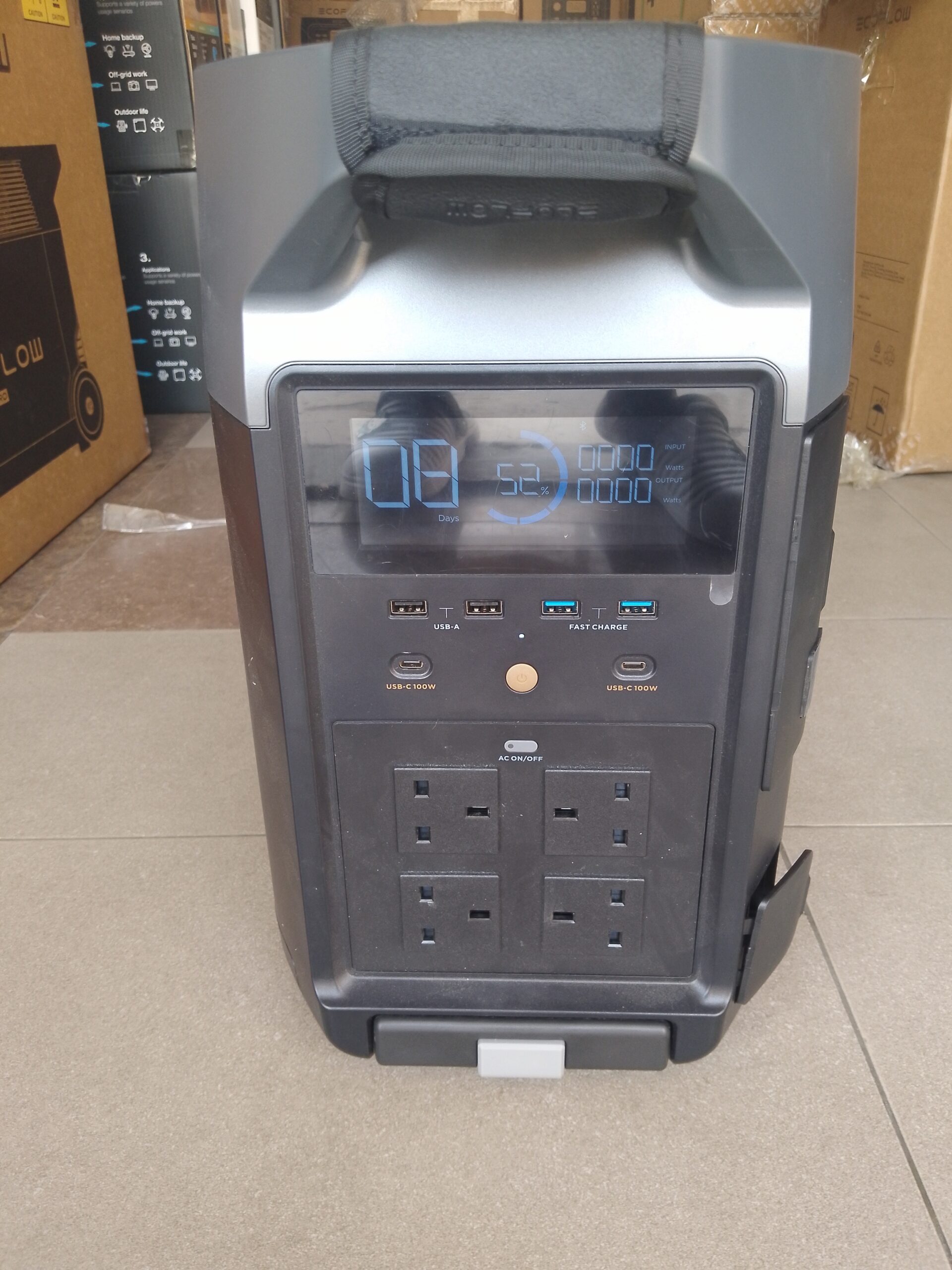 Ecoflow Delta Pro Portable Power Station 3.6kwh (5 Years Warranty)