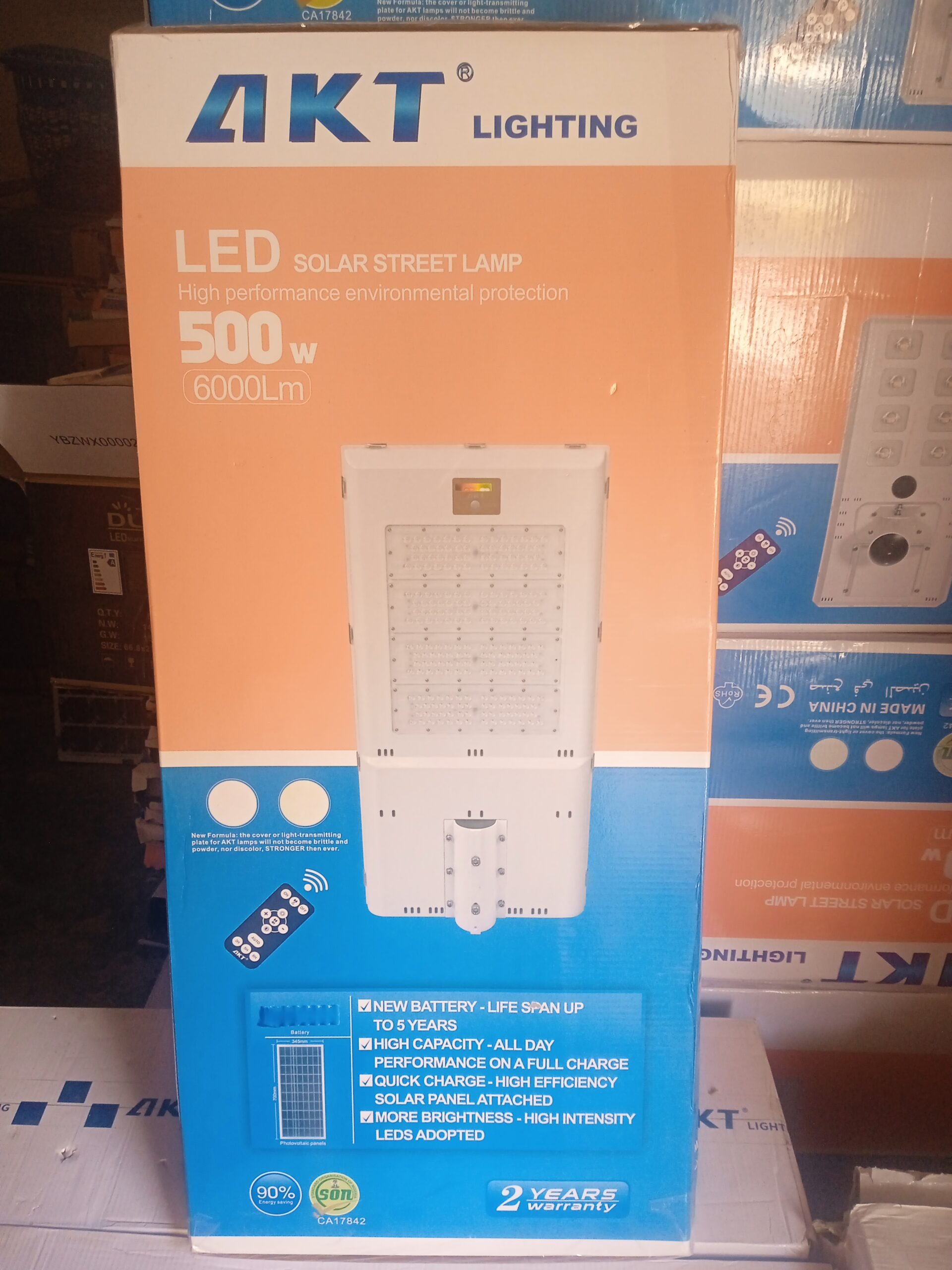 500watts AKT solar street light