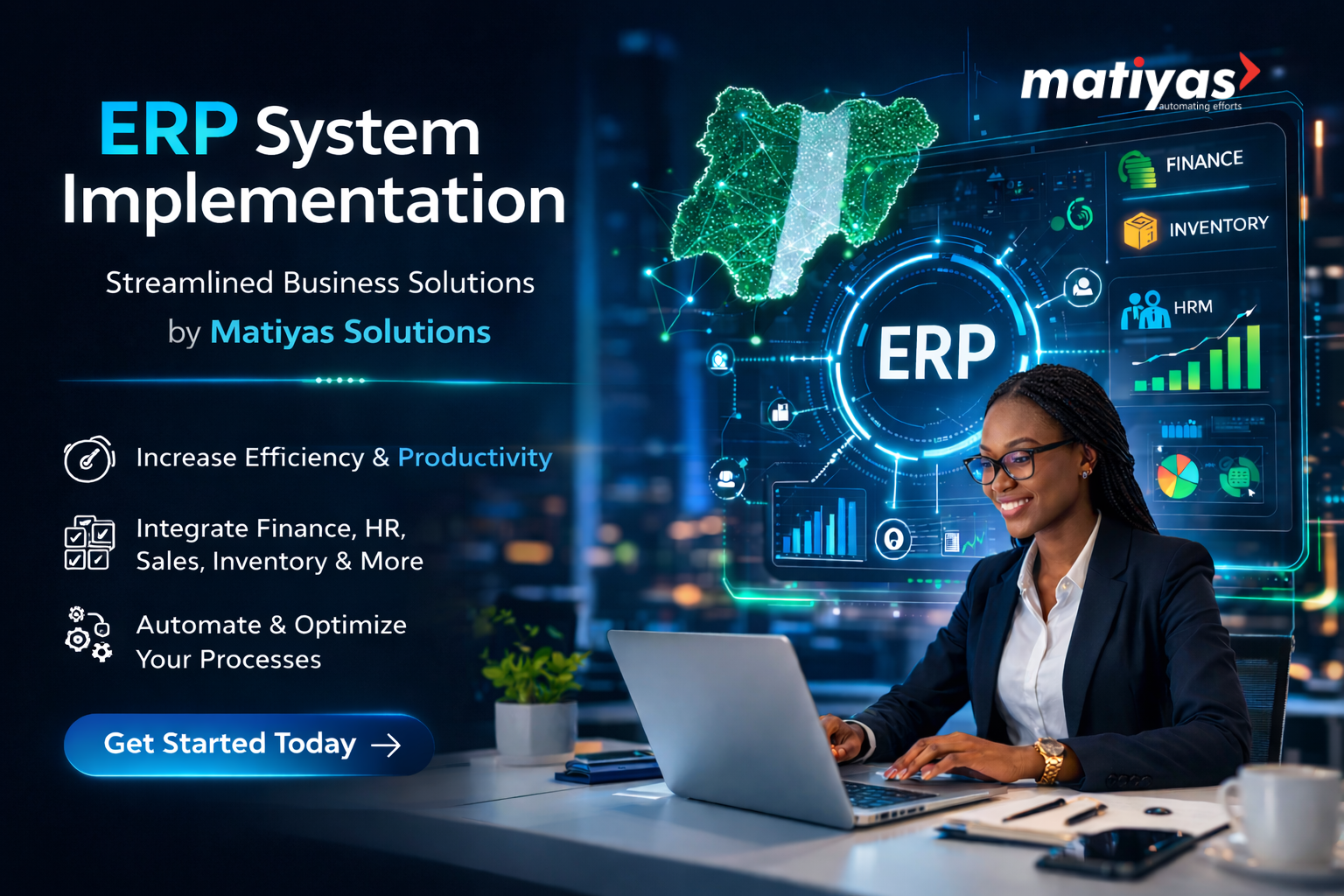 ERP System Implementation – Streamlined Business Solutions by Matiyas