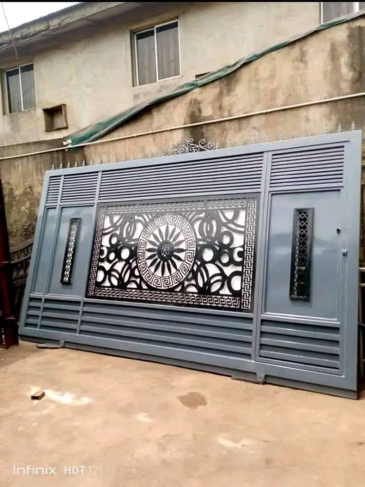 Wrought iron gate