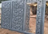 Wrought iron gate