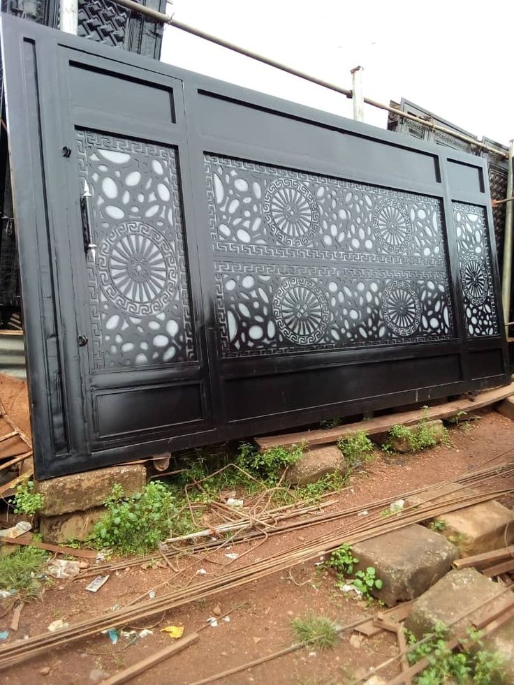 Wrought iron gate