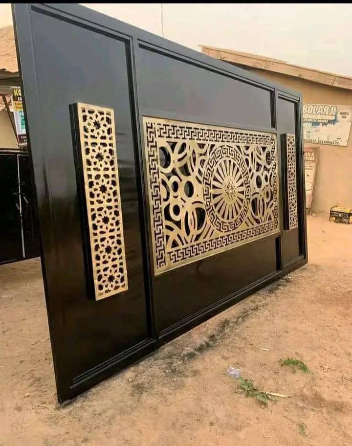 Wrought iron gate