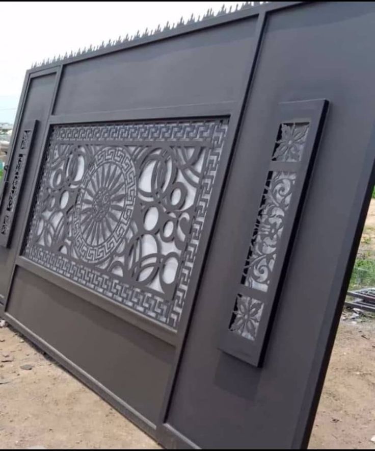 Wrought iron gate