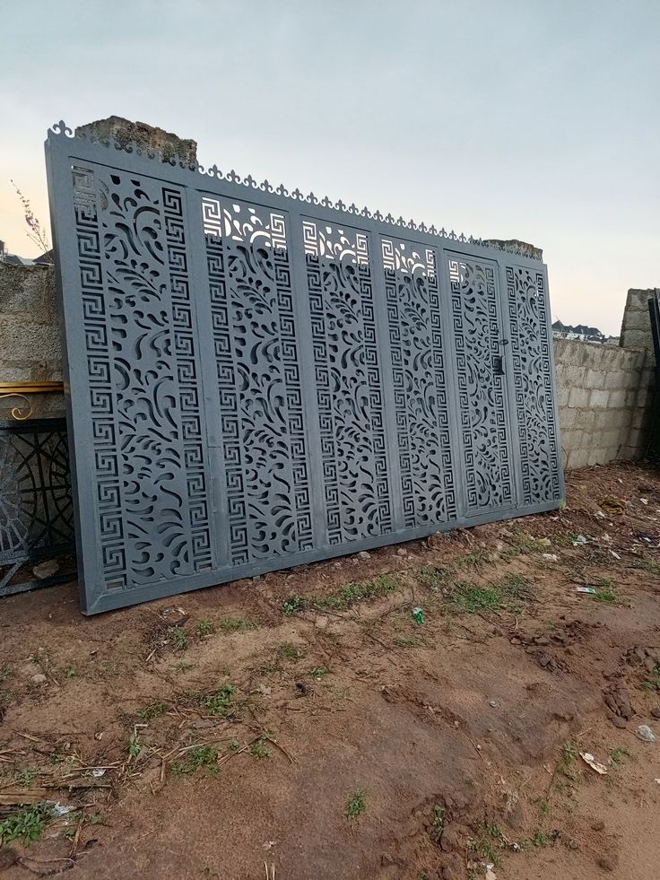 Wrought iron gate