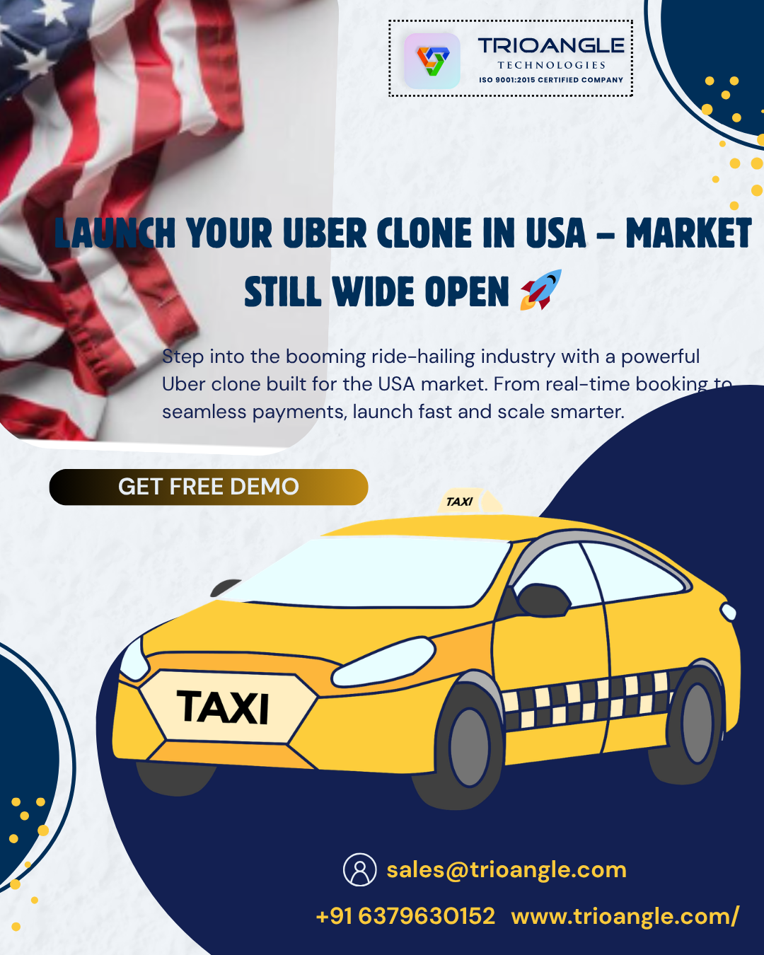 Launch Your Own Taxi Booking App Like Uber in Just a Few Days