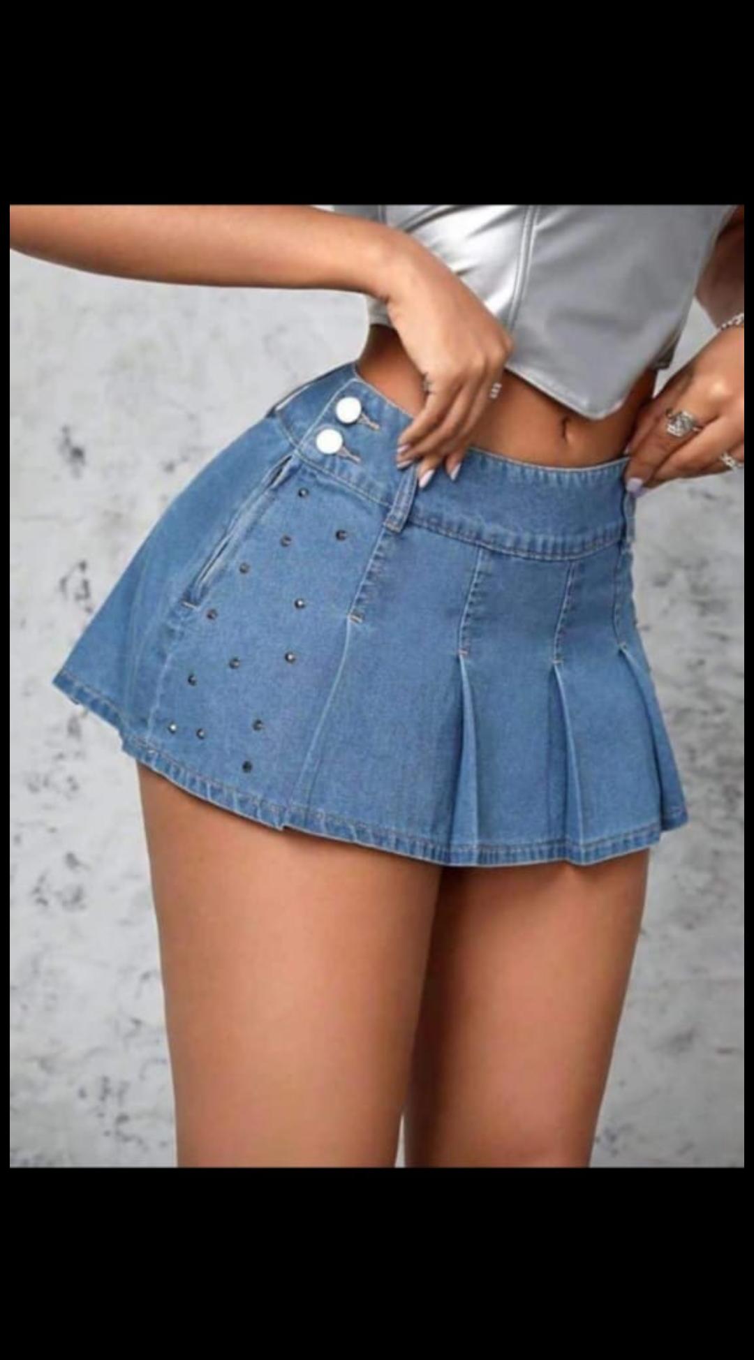 Ladies trousers and short skirts