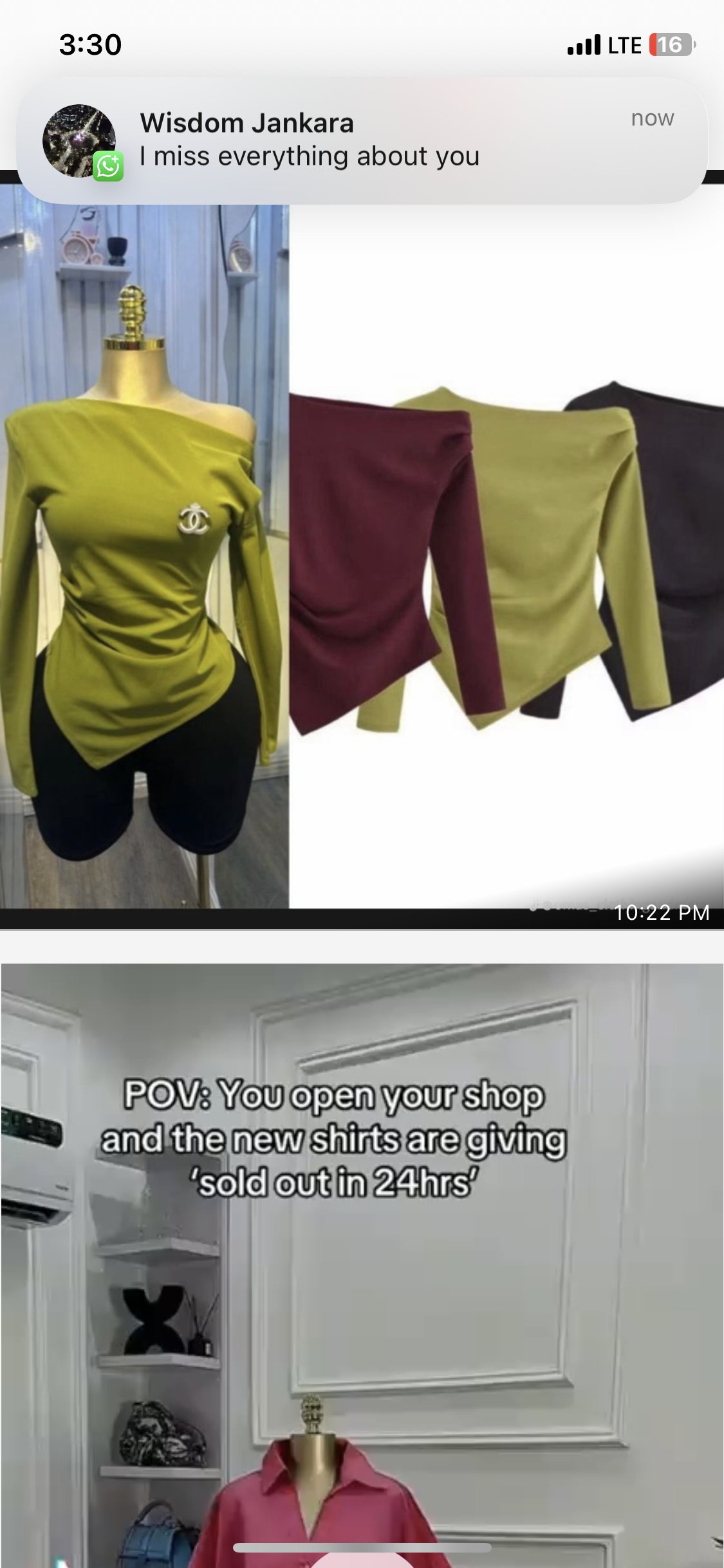 Up and down for ladies