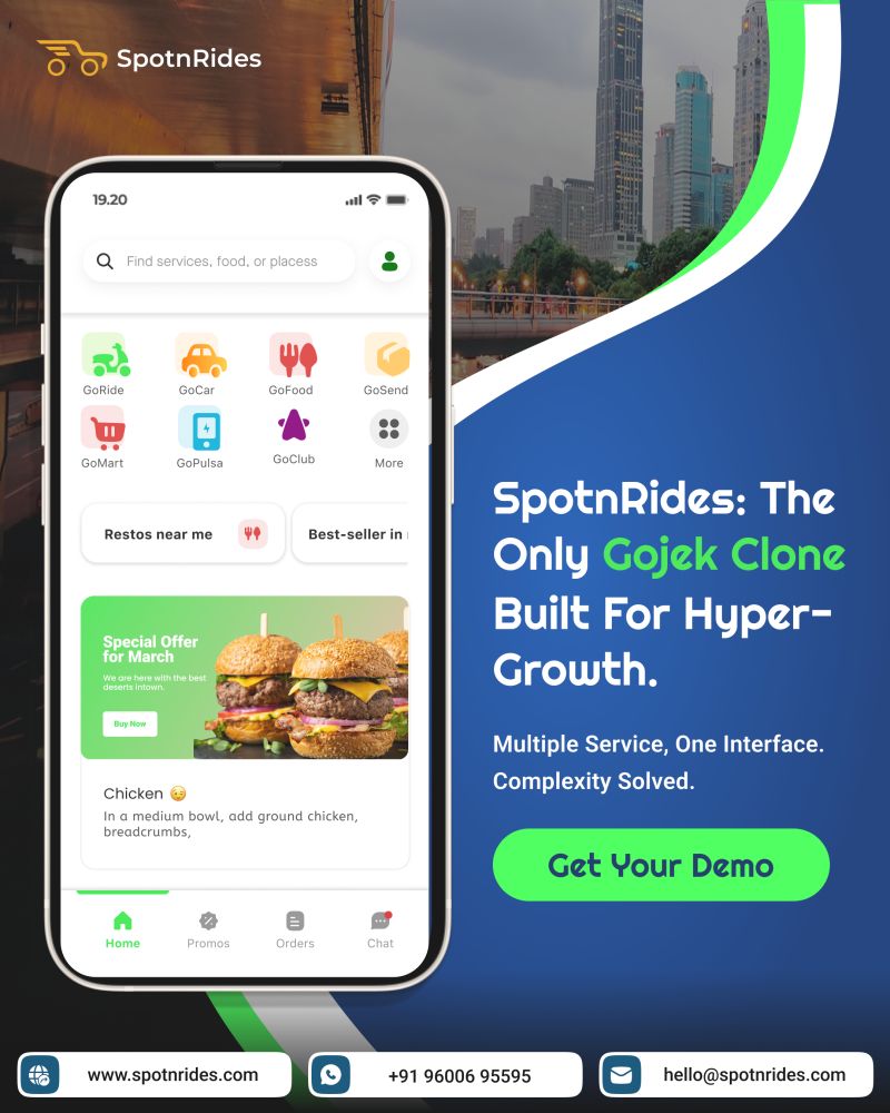 Multiservice App with Gojek Clone Script
