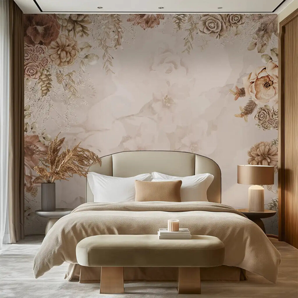 Wallpapers,Window blind and paints