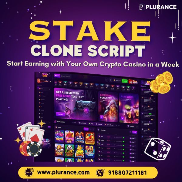 Stake Clone Script with Real-Time Gaming Engine