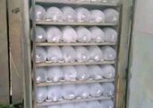 Standing Ice Block Making Fridge