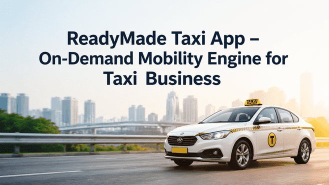 ReadyMade Taxi App – On-Demand Mobility Engine for Taxi