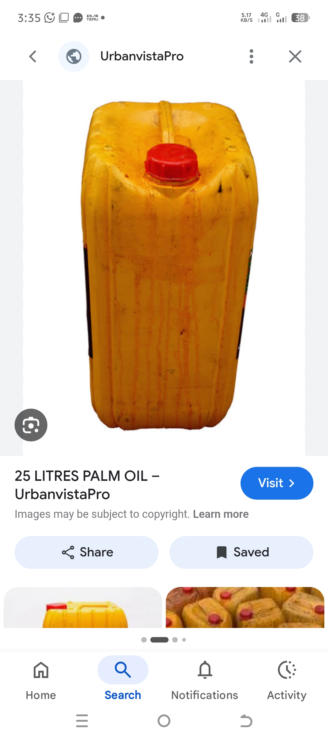 Red oil whole sale and Retail
