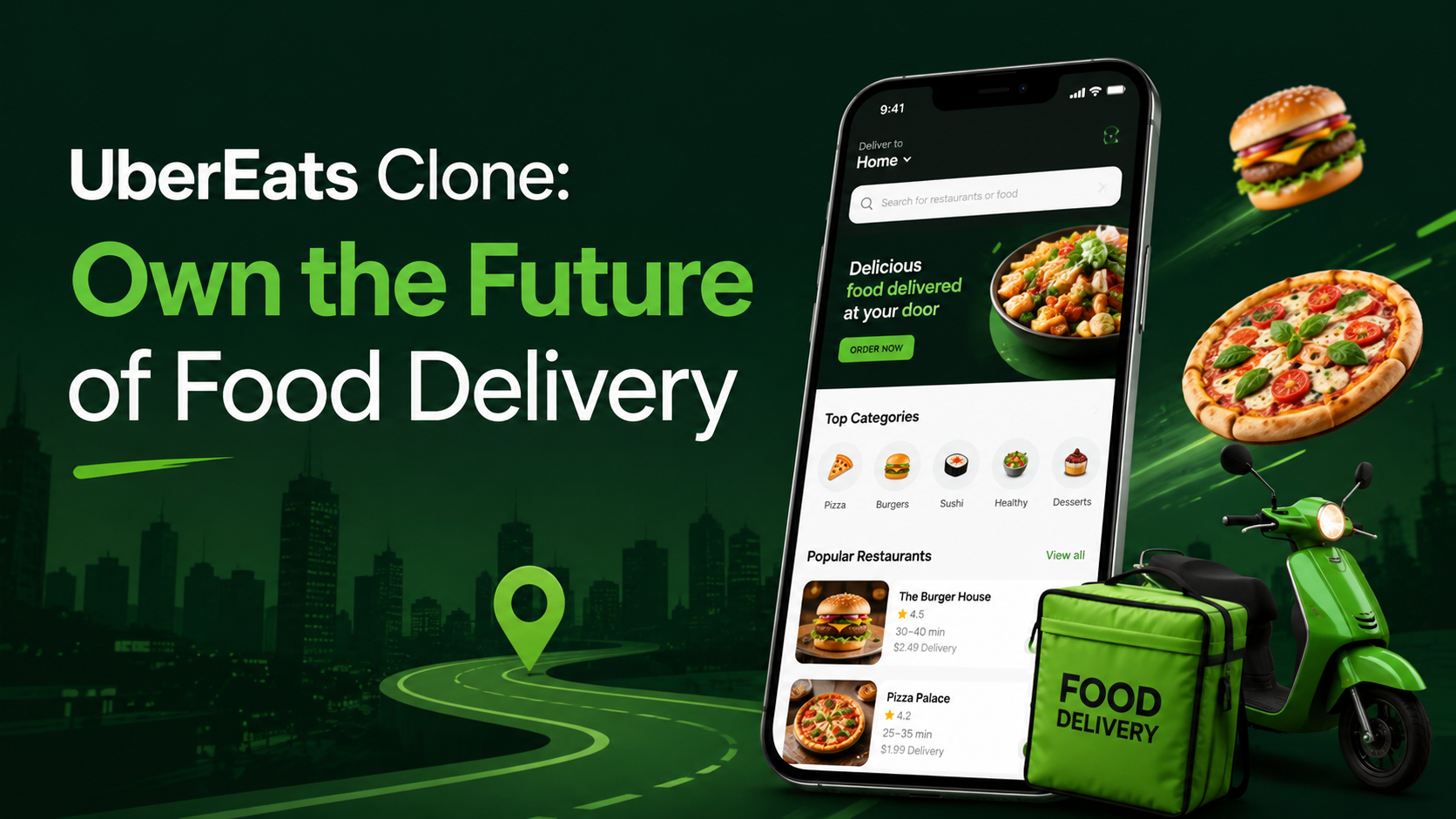 UberEats Clone: Own the Future of Food Delivery app