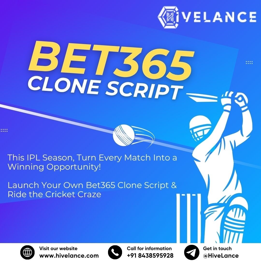 Hivelance’s Bet365 Clone Script