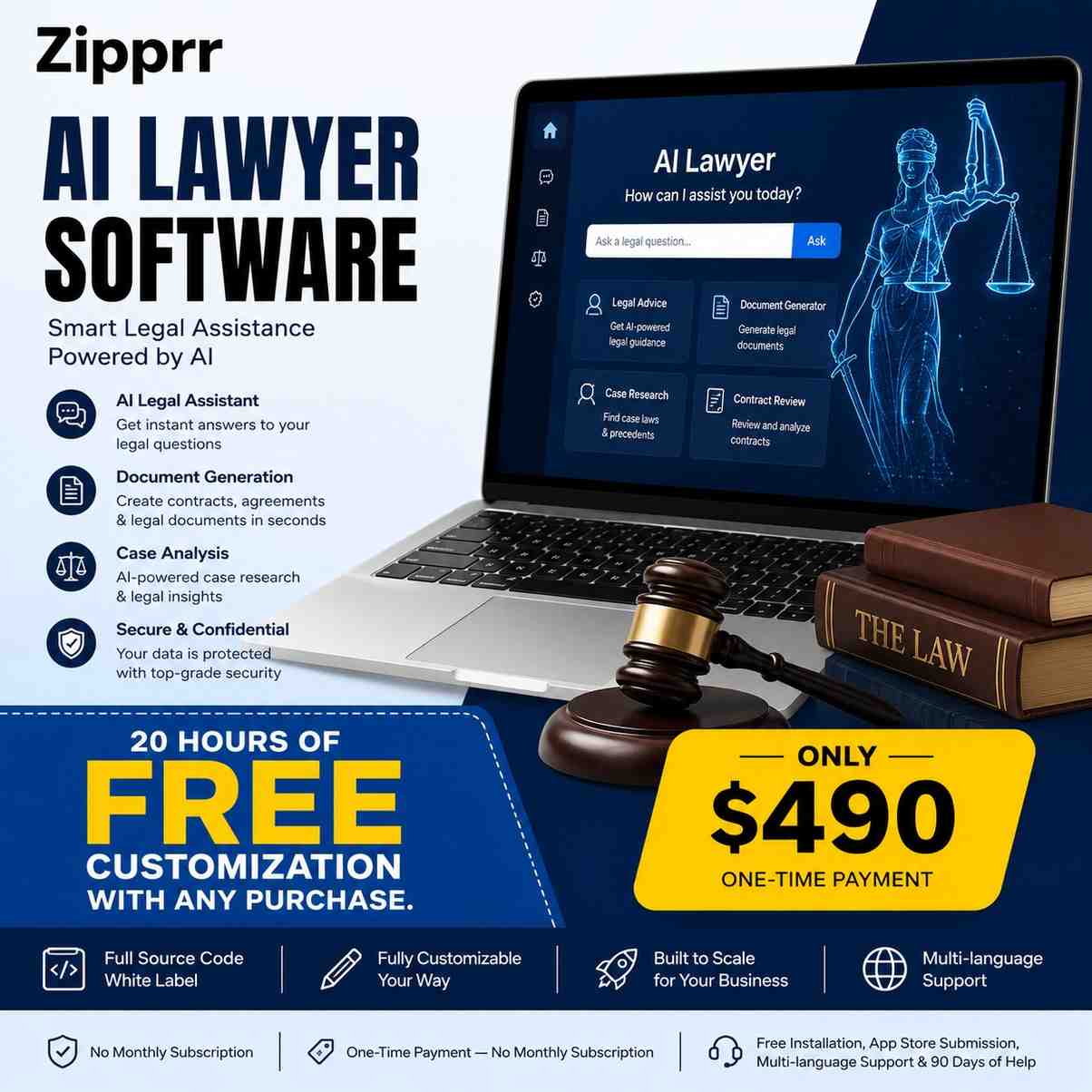 Zipprr’s $490 AI Lawyer Software