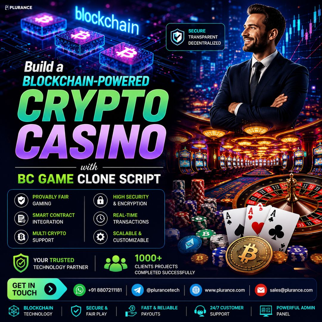 Build a Blockchain-Powered Crypto Casino with BC Game Clone Script