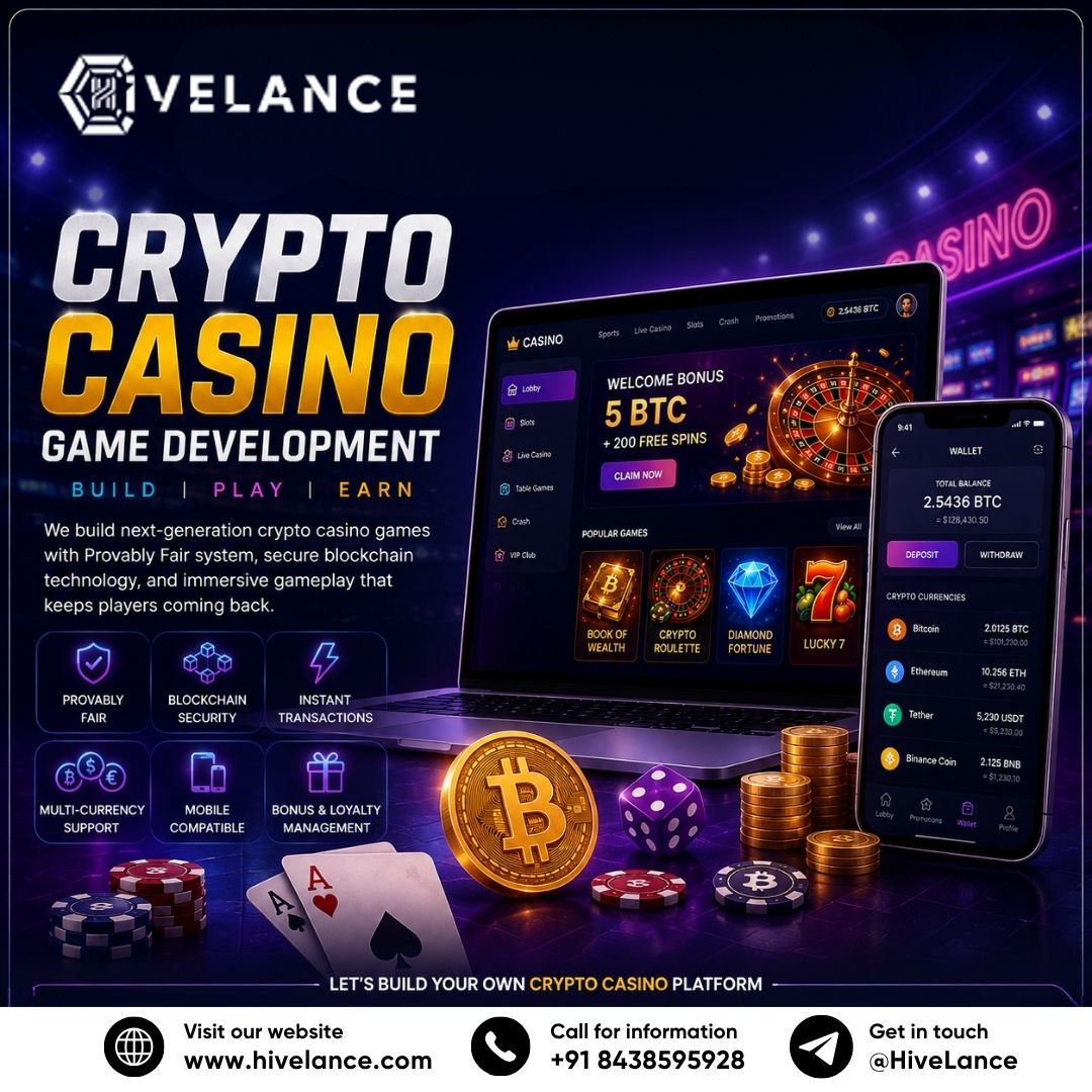 How Crypto Casino Game Development Is Transforming the Online Gaming Industry