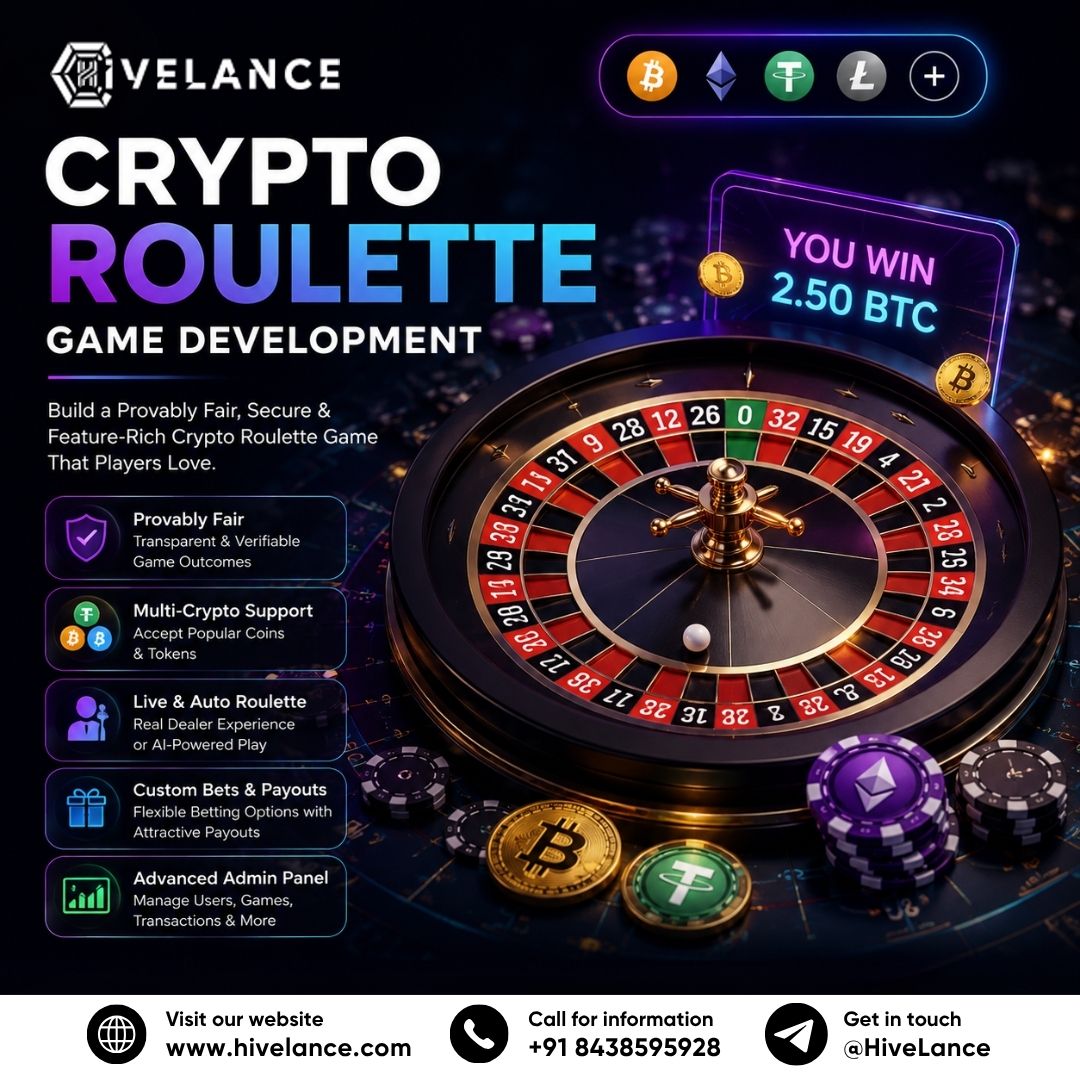 What Features Should a Crypto Roulette Game Development Company Include in a Modern Platform?