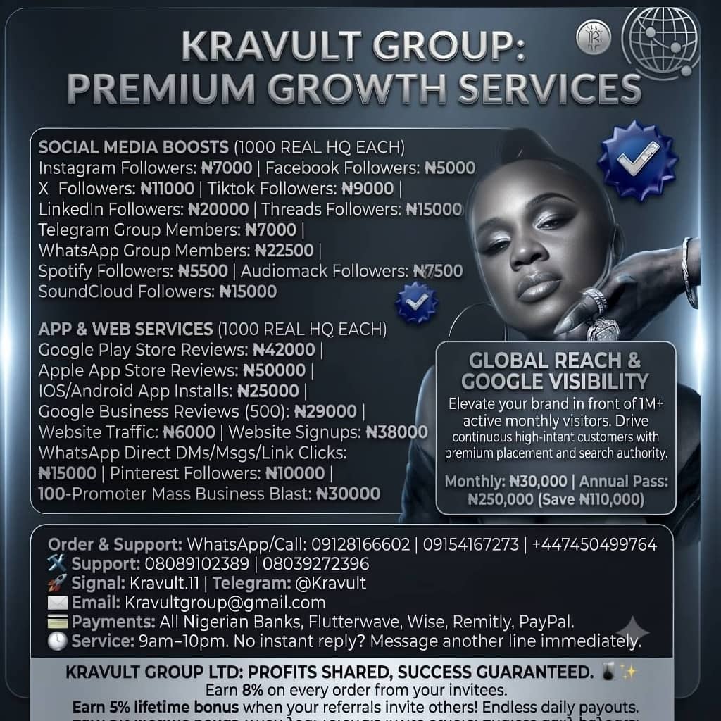 Cheap Followers & SMM Panel West Africa | Kravult